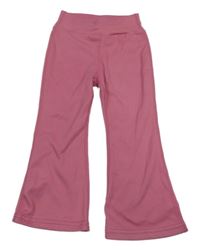 Ružové flare nohavice Shein