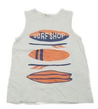 Biele tielko so sufrmi H&M