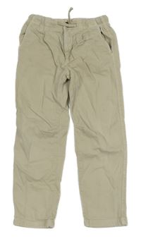 Béžové rifle Zara