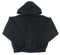 Čierna oversize prepínaci mikina s kapucňou George