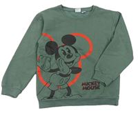 Khaki mikina s Mickeym Disney