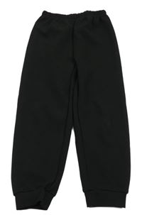 Čierne cuff nohavice Shein