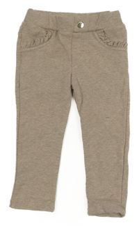 Béžové tregíny s volánky Mayoral 