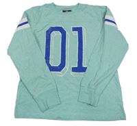 Světlemodré mikinotriko s číslem H&M