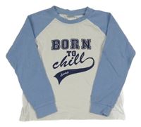 Bielo-modré tričko s nápisom Pocopiano