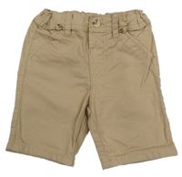 Béžové plátenné kraťasy DopoDopo