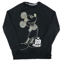 Čierna mikina s Mickeym Disney