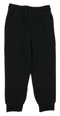 Černé vzorované tepláky Primark