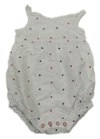 Biele bodkované body Old Navy