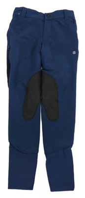 Tmavomodro-čierne jezdecké tregíny Decathlon