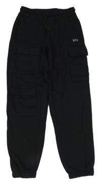 Čierne cargo cuff nohavice C&A