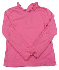 Ružové tričko s volánikom Mothercare