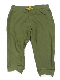 Khaki tepláky so cute