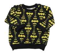 Černá mikina s Batmany CiviL