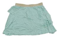 Mátovo-zlatá vrstvená sukňa H&M