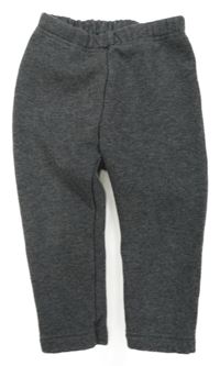 Tmavosivé melírované tepláky Uniqlo