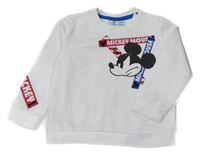 Bílá mikina s Mickey Disney