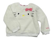 Smotanová chlpatá mikina s Hello Kitty H&M