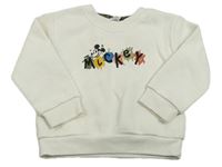 Smetanová mikina s Mickeym Primark