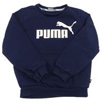 Tmavomodrá mikina s logem Puma