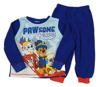 Safírovo-světlemodré fleecové pyžamo s Paw Patrol M&Co.