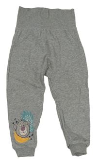 Šedé melírované tepláky s Balú Disney