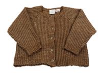 Hnedý melírovaný prepínaci sveter Zara