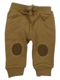 Hnědé tepláky s nákoleníky Rabbit+Bear