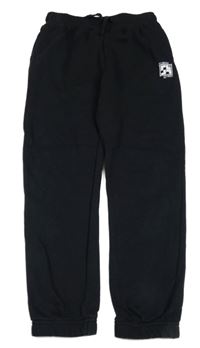 Černé tepláky s potiskem F&F