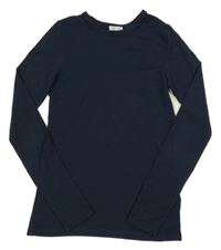 Tmavomodré spodné tričko H&M