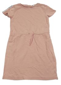 Starorůžové teplákové šaty C&A