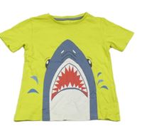 Limetkové tričko se žralokem Urban