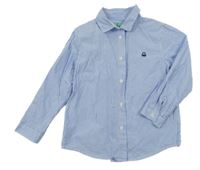 Modro-bílá pruhovaná košile Benetton