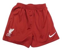 Tmavočervené fotbalové funkční kraťasy - Liverpool FC Nike
