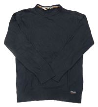 Tmavomodrý sveter H&M