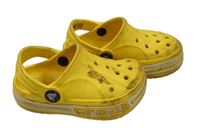 Žluté nazouváky Crocs vel. 24