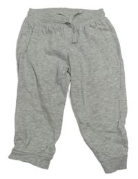 Sivé melírované tepláky H&M