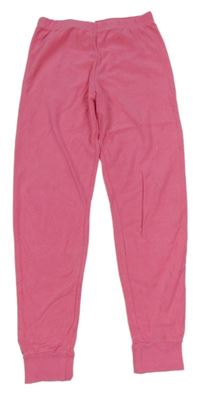 Světlerůžové froté pyžamové kalhoty Alive