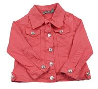 Ružová rifľová bunda orchestra