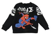 Čierna mikina so Spidermanem