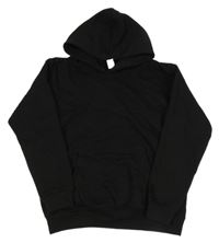 Čierna mikina s kapucňou