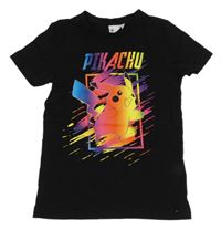 Černé tričko s Pikachu 