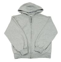 Sivá melírovaná prepínaci mikina s kapucňou H&M