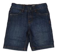 Tmavomodré riflové kraťasy Vertbaudet