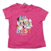 Ružové tričko s Minnie a Daisy Disney