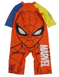 Červeno-modro-žltý UV overal so Spidermanem George