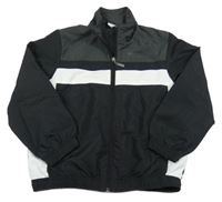 Čierno-tmavošedo-biela šušťáková funkčná bunda Crane