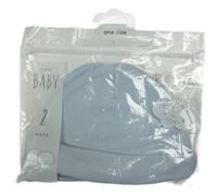 Nové - 2set - 2x svetlomodrá čapica