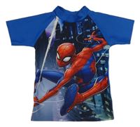 Tmavomodré UV tričko se Spidermanem 