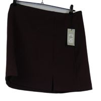 Nové - Dámska vínová flaušová sukňa zn. Primark